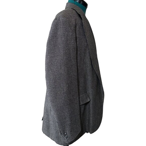 Men's Haggar Clothing Co. Suit Jacket Check Pattern Polyester Size XL/XXL (READ) - Picture 7 of 16